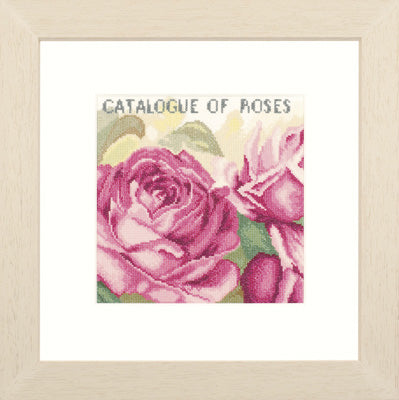 Kit Punto cruz - Catalogue of roses (Pink)