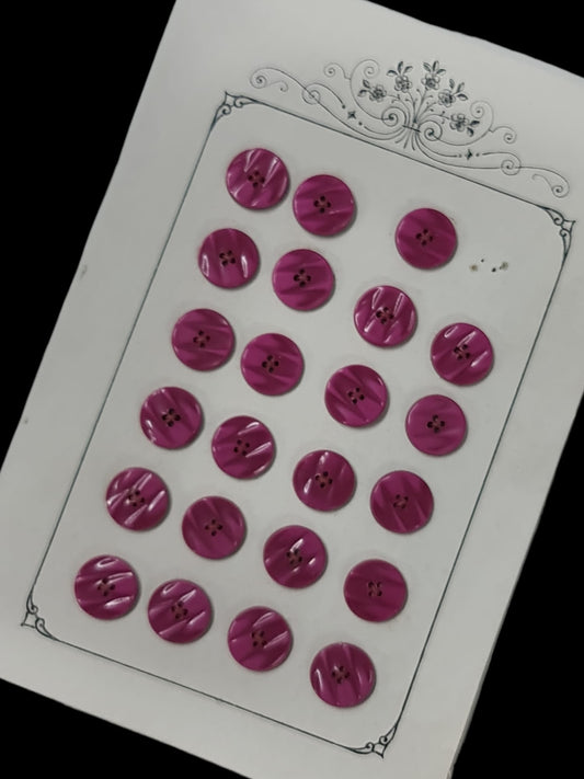 Botones de los años 20 circulares rosas