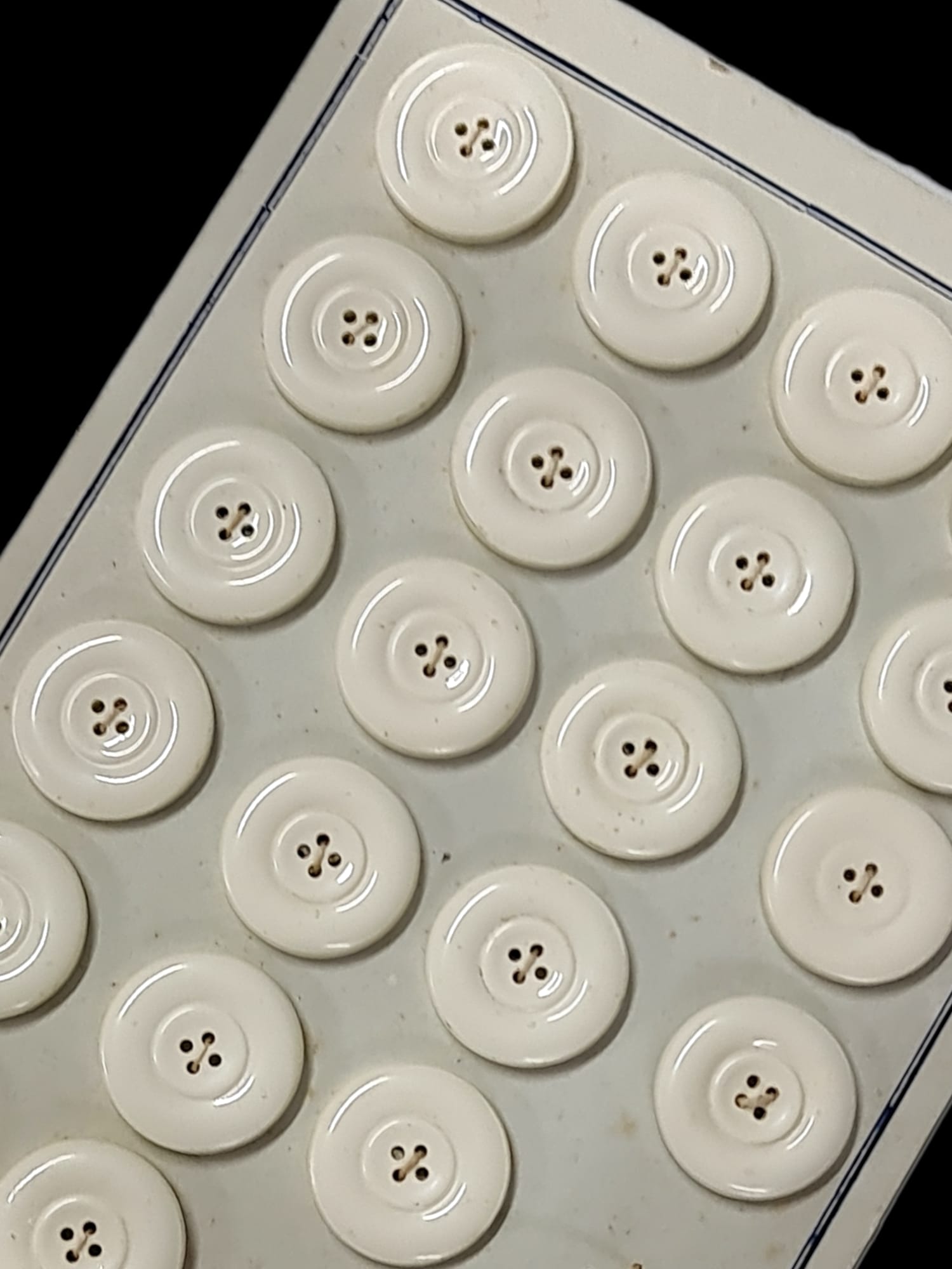 Botones años 20 botones redondos blancos grande