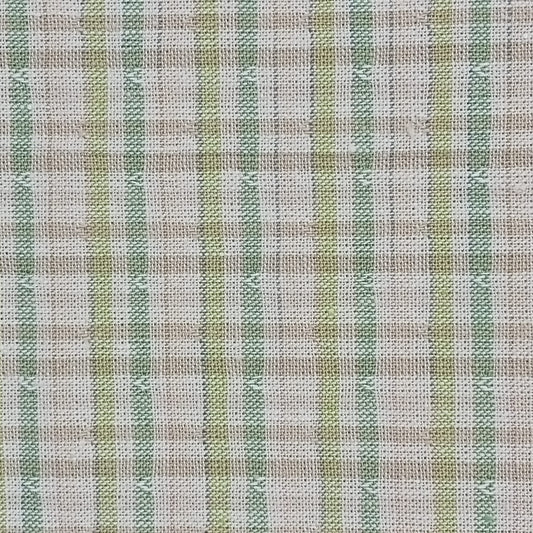 Tela japonesa cuadrados verdes