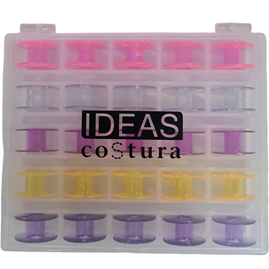  Canillas caja con 25 unidades de colores, Ideas 